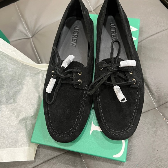 J. Crew Black Suede Moccasins - Picture 7 of 10